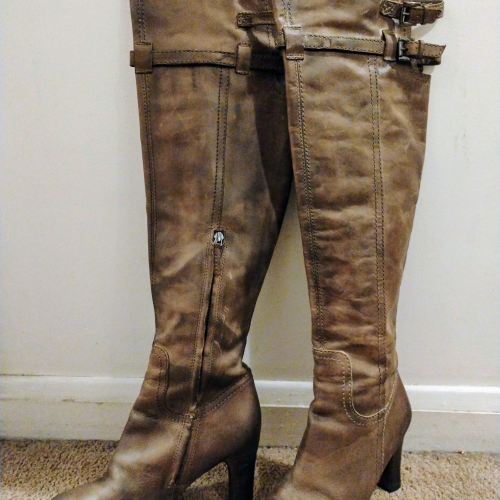 Sam Edelman Brown Heeled Boots